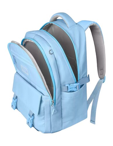Mochila escolar Antirrobo color azul cielo