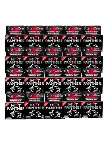 80 Pastillas Hot Panther Hombre - Estimulador de la Potencia Masculina.