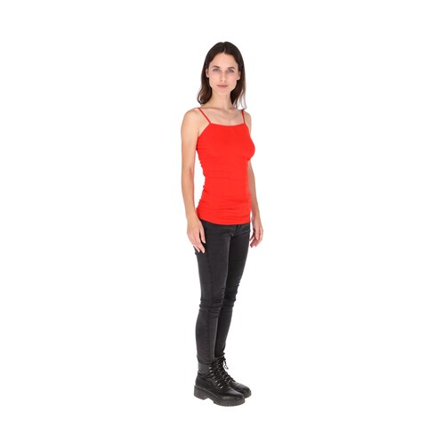 Blusa De Tirantes Para Mujer Licra Basica Varios Colores.