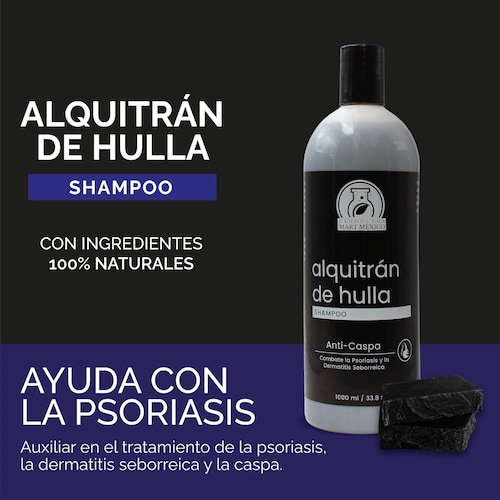 Shampoo Alquitrán de Hulla 2 Piezas (1 Litro c/u).