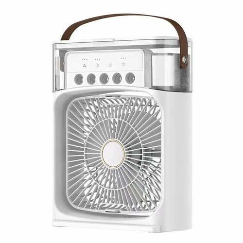 Ventilador de Aire Acondicionado Portátil Tanque de Agua USB con Luz LED.
