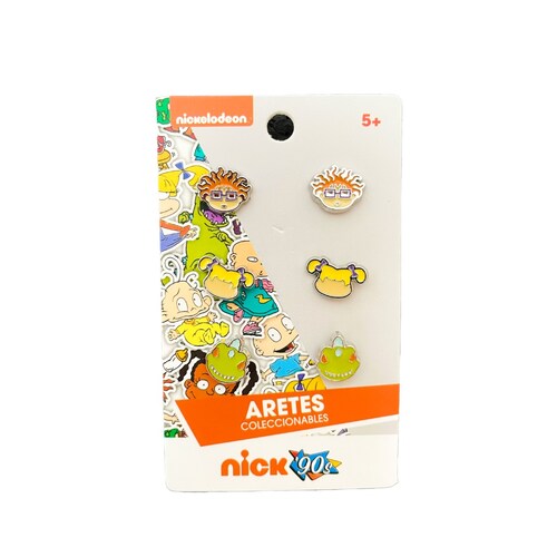 Aretes Rugrats (Carlitos, Angelica Y Reptar)