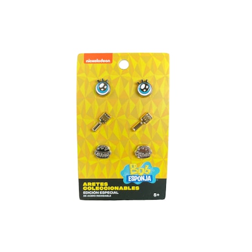 Aretes Cangreburguer - Bob Esponja.