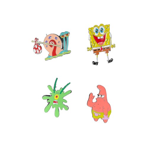 Pines Bob Esponja Ii (Bob Esponja, Patricio, Gary, Plankton).
