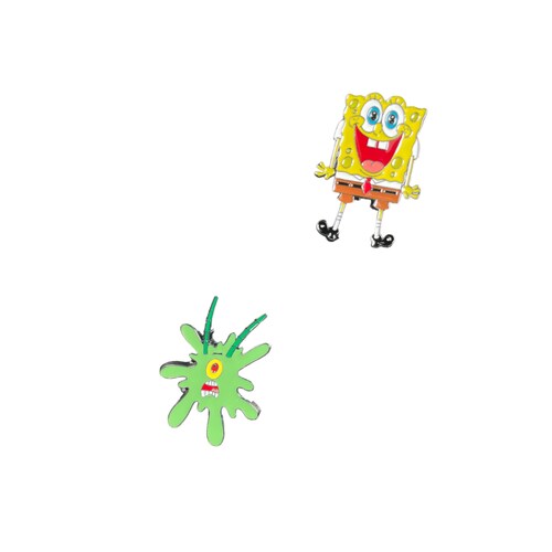 Pines Bob Esponja Ii (Bob Esponja, Patricio, Gary, Plankton).