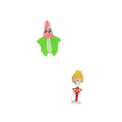 Pines Los Super Conocidos (Bob Esponja, Patricio, Arenita Y Calamardo).