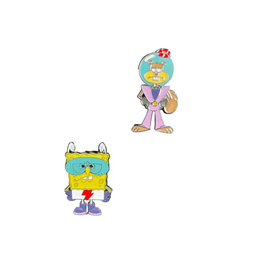 Pines Los Super Conocidos (Bob Esponja, Patricio, Arenita Y Calamardo).