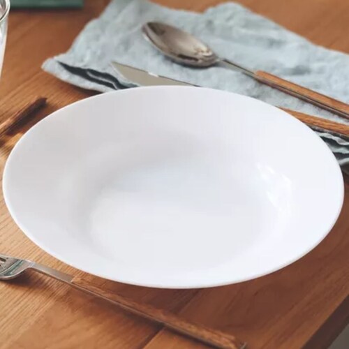 Everyday - Juego de 4 Platos Soperos De Opal Blanco