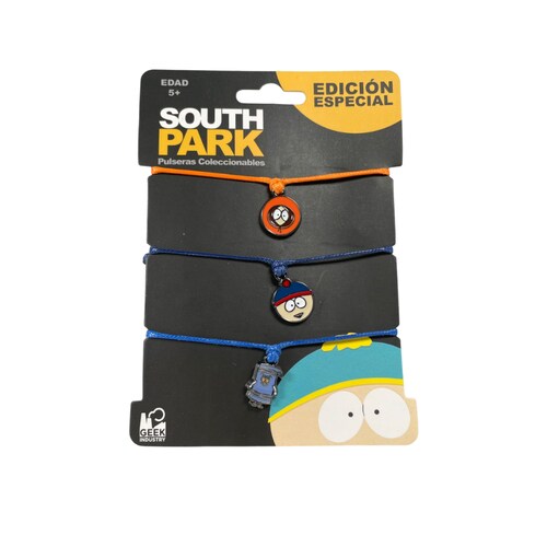 Pulseras De La Amistad South Park Ii (Kenny, Stan, Toallin)