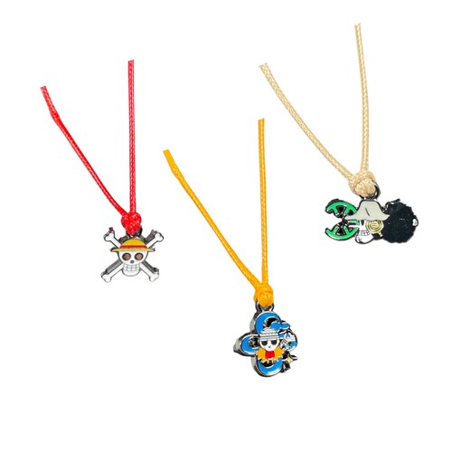 Pulseras De La Amistad Mugiwara (Luffy, Nami, Usopp) - One Pice.
