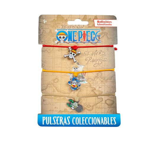 Pulseras De La Amistad Mugiwara (Luffy, Nami, Usopp) - One Pice.