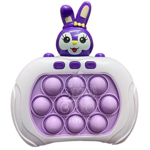 Pop It Electrónico Luces Sonido Juguete Antiestrés Kawai Conejo