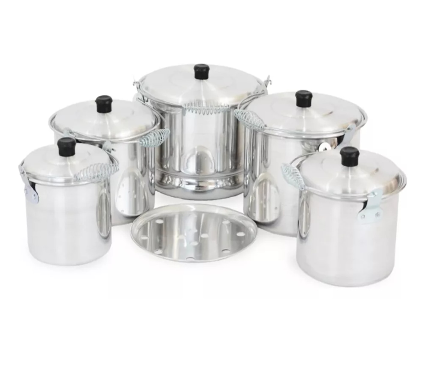 Juego De Ollas De Aluminio 2l, 3l, 5l,