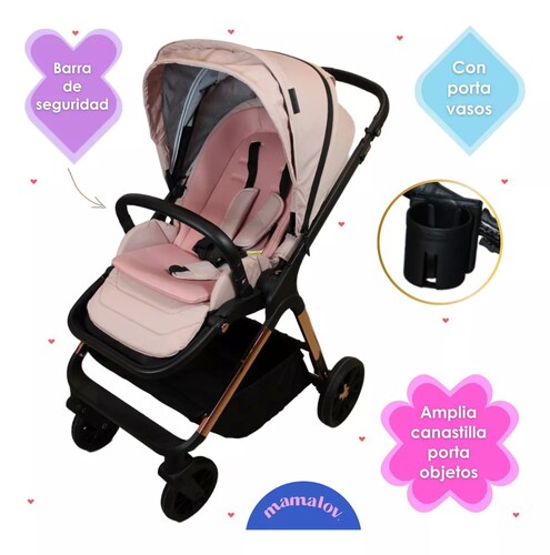 Carriola Para Bebés 4 En 1 | 0-3 Años | Arlet | Rosa