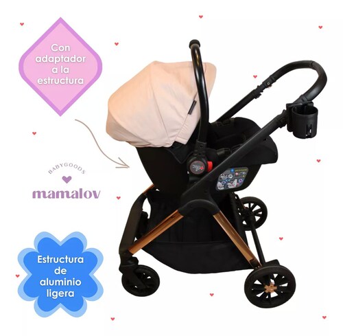 Carriola Para Bebés 4 En 1 | 0-3 Años | Arlet | Rosa