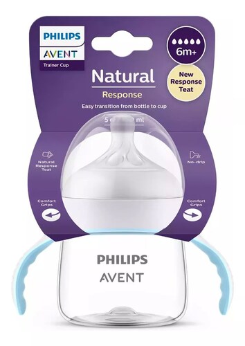 Vaso Entrenador Avent Natural Reponse Biberón Antigoteo 5oz