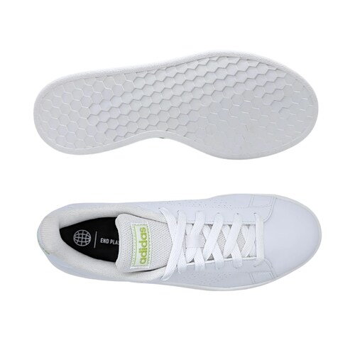 Tenis Adidas Advantage Base Blanco-Hombre ID9561