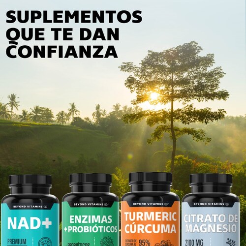 Suplemento Alimenticio T-MAG L- Treonato Magnesio, Acerola y Pimienta Negra Beyond Vitamins 180 cápsulas