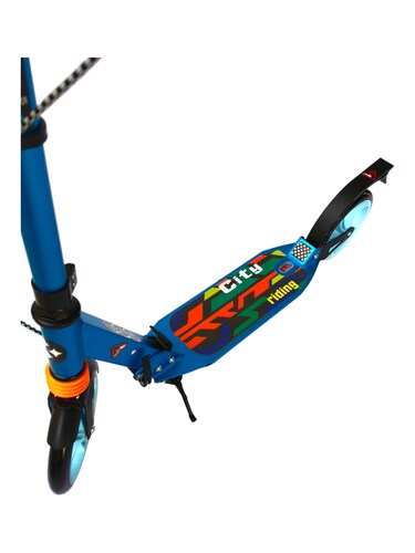 Scooter Patín Urbano Plegable Con Freno Azul.