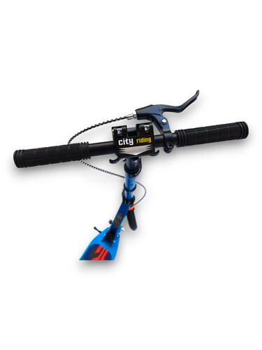 Scooter Patín Urbano Plegable Con Freno Azul.