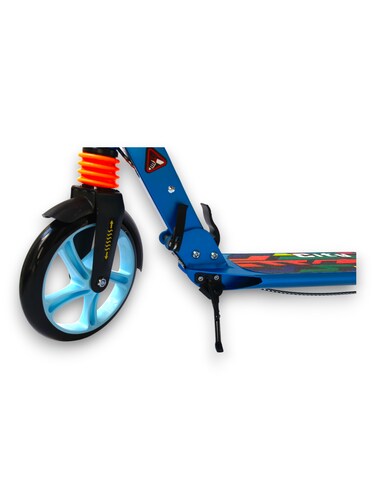 Scooter Patín Urbano Plegable Con Freno Azul.