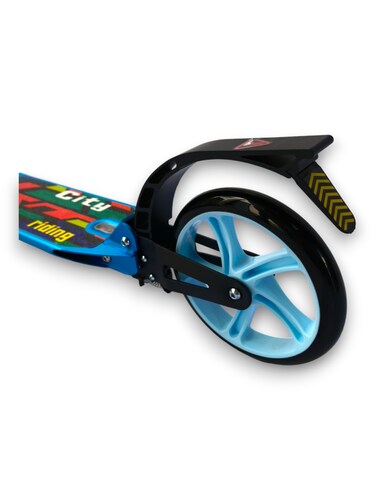 Scooter Patín Urbano Plegable Con Freno Azul.