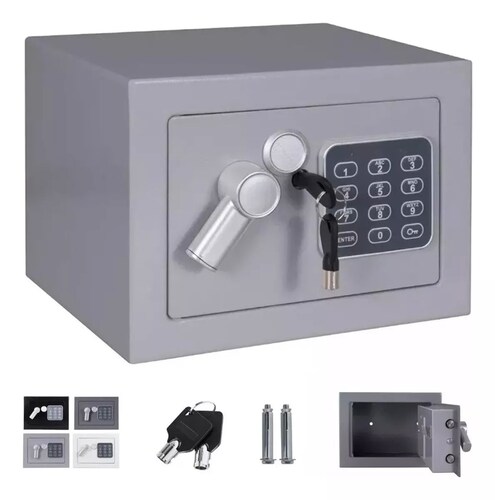 Caja Fuerte Electrónica Con Código Digital y llave.