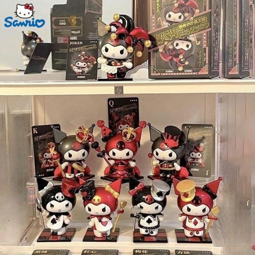 Set 8 Figuras Sanrio Kuromi Poker Kingdom Arlequin