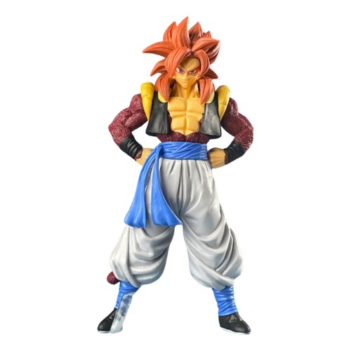  Figura Goku, Figura de Acción Gogeta, Figura Coleccionable Fase 4 SSY, DBZ GT 27cm.Figura de Gogeta SSJ, Personaje de Acción Fase 4 de D. Ball GT.