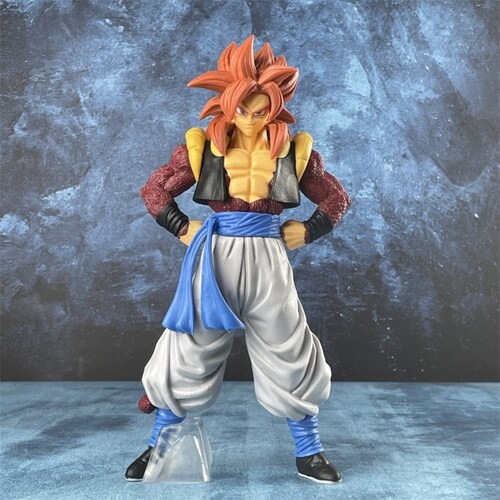  Figura Goku, Figura de Acción Gogeta, Figura Coleccionable Fase 4 SSY, DBZ GT 27cm.Figura de Gogeta SSJ, Personaje de Acción Fase 4 de D. Ball GT.
