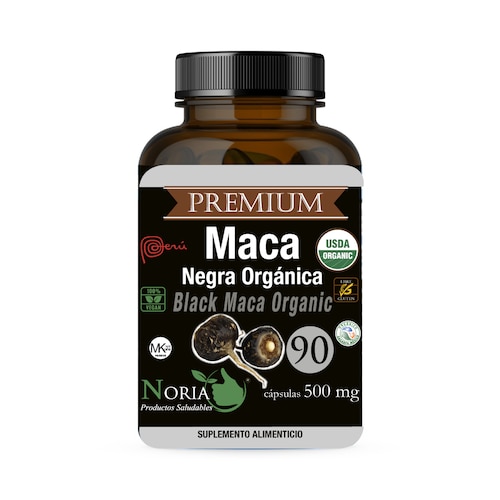 MACA NEGRA ORGÁNICA 90 CÁPSULAS.