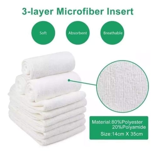 Pañales Ecologicos Reutilizables  Niño Alva Baby unitalla 3 pz