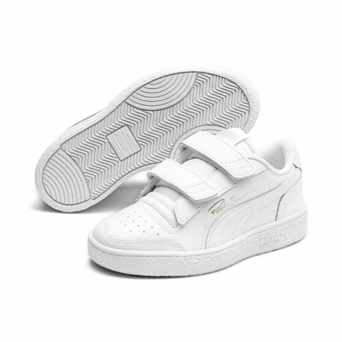 Tenis Puma Ralph Sampson Blanco de Niñas Original.