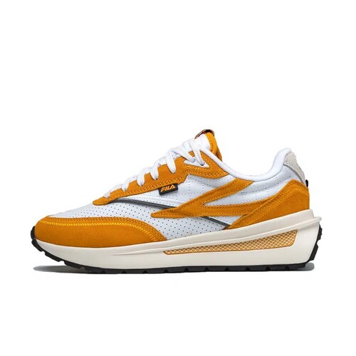 Tenis Fila Renno Blanco Amarillo de Caballero Original.