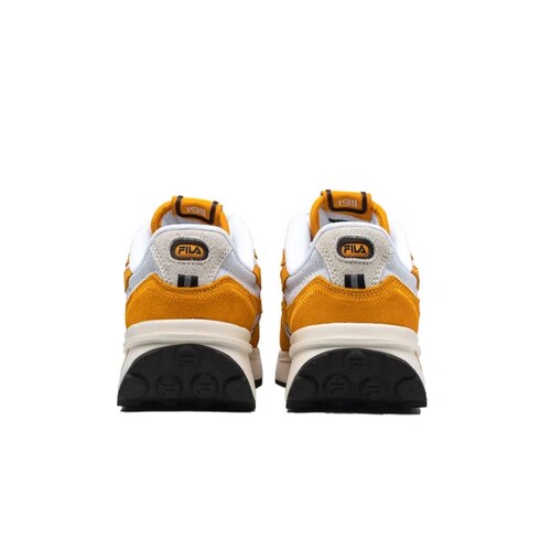 Tenis Fila Renno Blanco Amarillo de Caballero Original.