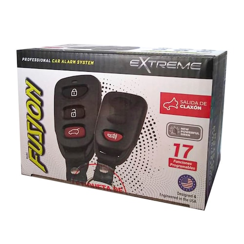 Alarma para auto Extreme Fusion ALEXFU 4 canales 17 funciones.