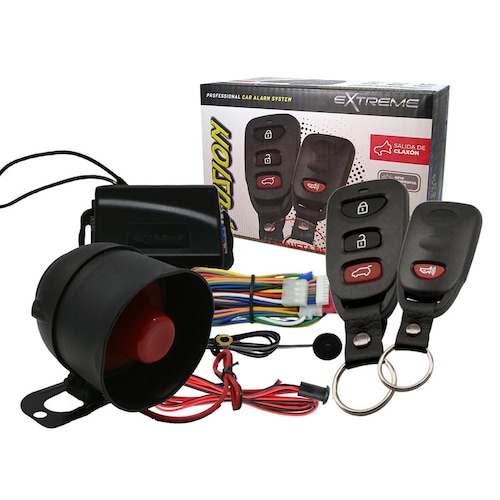 Alarma para auto Extreme Fusion ALEXFU 4 canales 17 funciones.