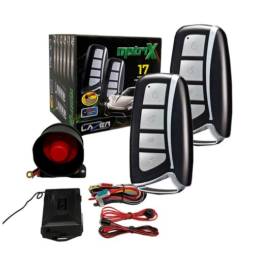 Alarma para Auto Lazer  Matrix ALLAMA antiasalto 3 canales 17 funciones.