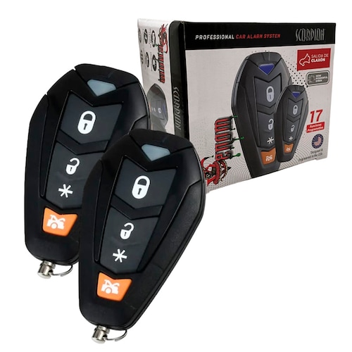 Alarma para Auto Scorpion Venom ALSCVE 17 funciones.