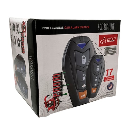 Alarma para Auto Scorpion Venom ALSCVE 17 funciones.