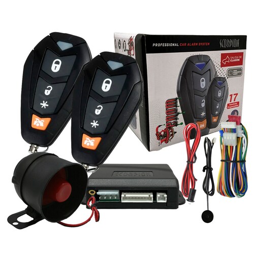 Alarma para Auto Scorpion Venom ALSCVE 17 funciones.
