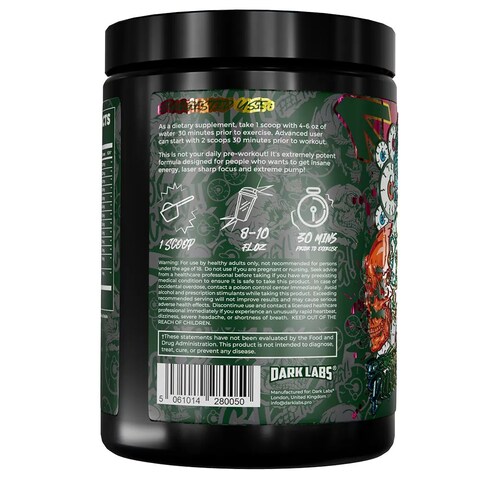 Pre entreno Crack OG Dark labs 412 gr 40 serv .