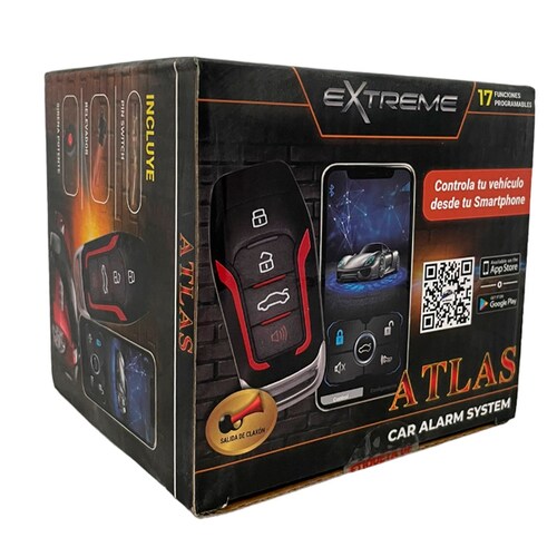 Alarma para Auto Extreme ATLAS 17 funciones.