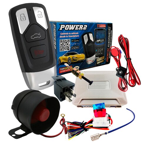 Sistema de Alarma para carro Rock Series POWER2 Premium 17 funciones.