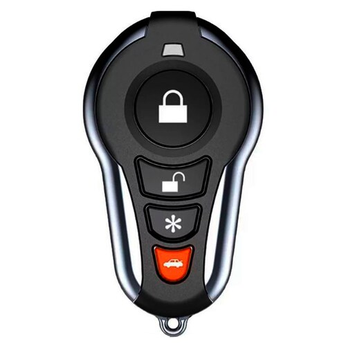 Kit de Actuador con Alarma de auto 1 Vía 3 Canales Extreme Black ALEXBLNG Con Sensor De Impacto Para Automóvil Activación Automática.