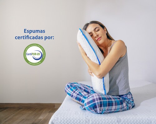 Paquete de 2 almohadas de Memory Foam Premium tamaño King Size SenSei Flow.