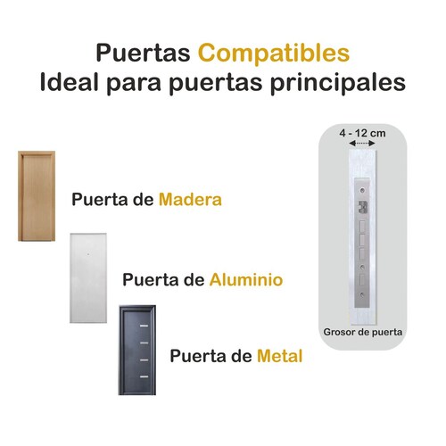 Cerradura Inteligente Huella Digital App Wifi X8 CAM (5 Métodos de apertura)