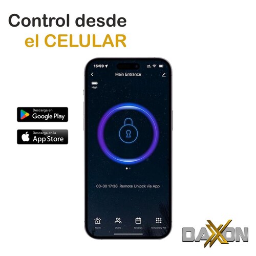 Cerradura Inteligente Huella Digital App Wifi X8 CAM (5 Métodos de apertura)
