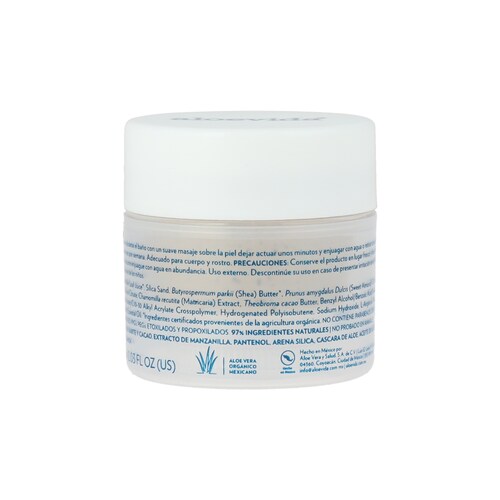Exfoliante Facial/cuerpo 74% Aloevera Karité+cardamomo 60 Ml.