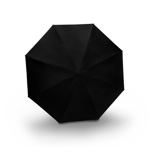 Paraguas con Diseño Invertido Negro / Rojo 